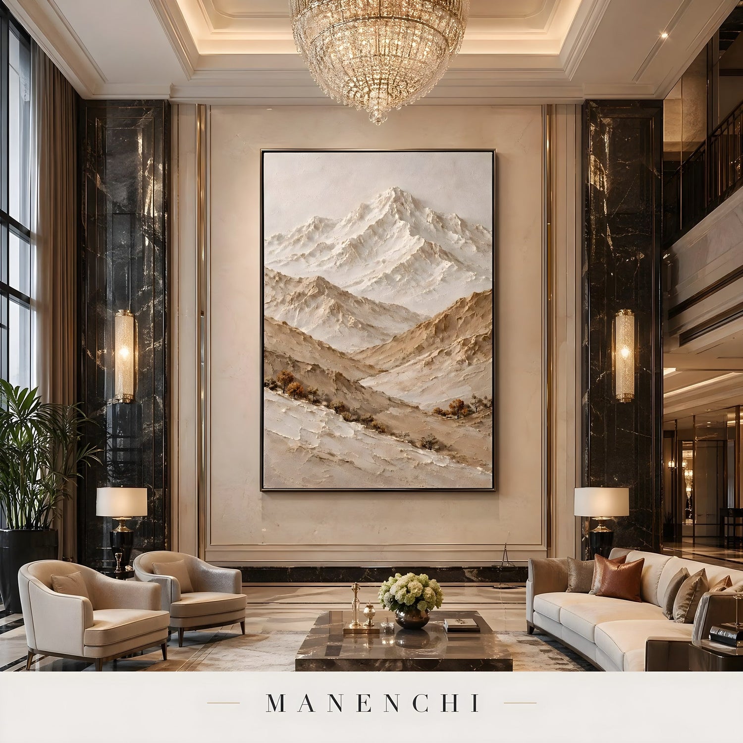 Mountain wall art