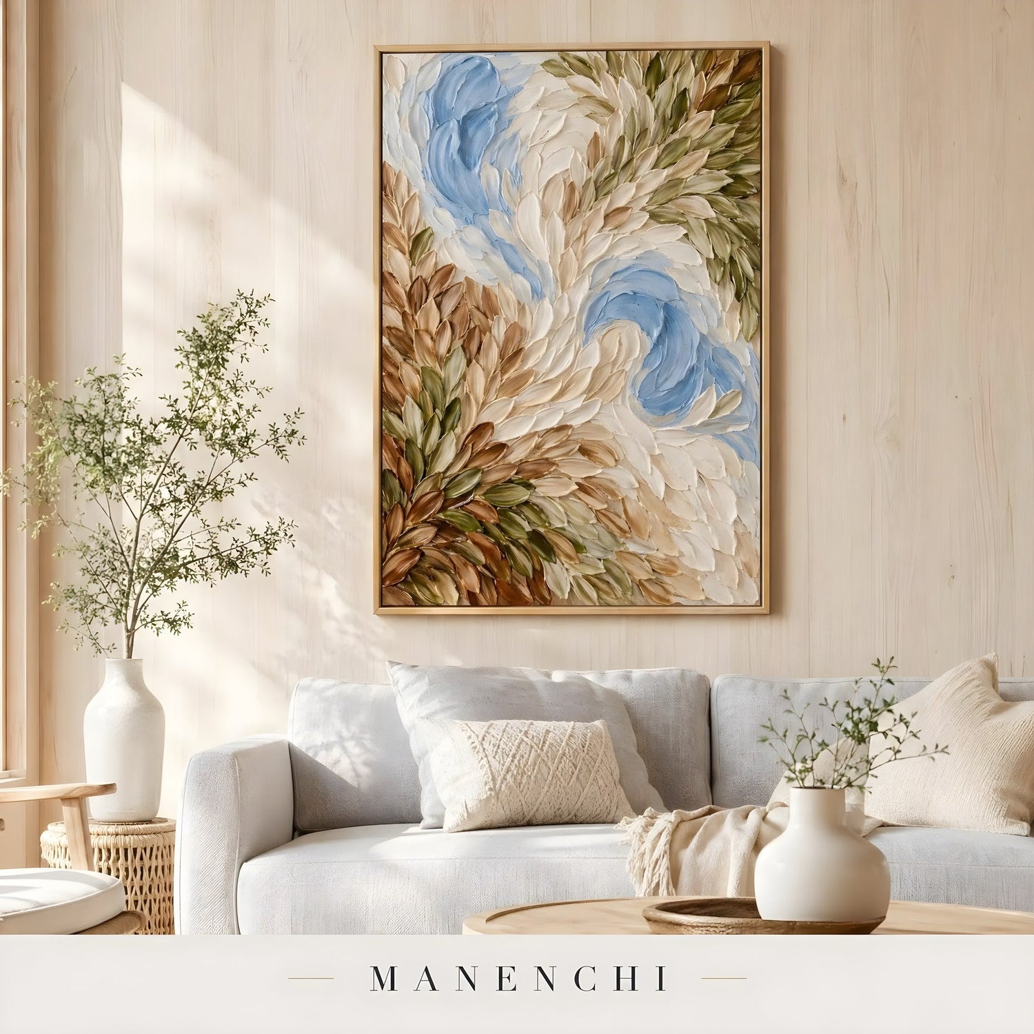 3D Textured original hand-painted wall art collection