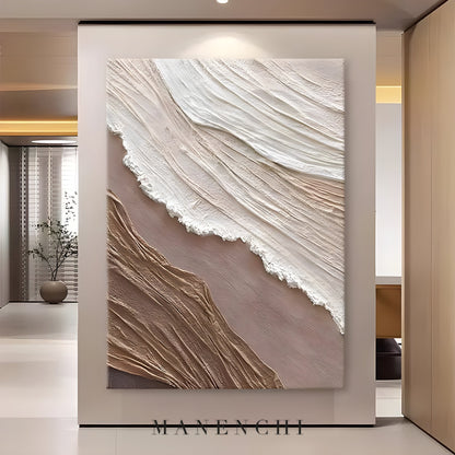 Organic Flow - original hand-painted abstract painting by ManenchiGallery