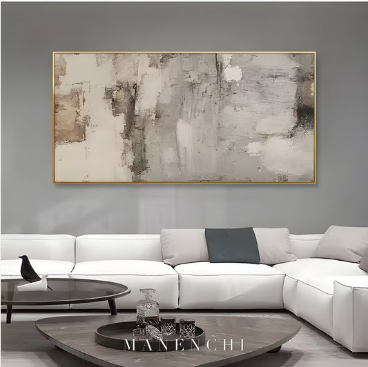 Ethereal Layers - original hand-painted abstract painting by ManenchiGallery