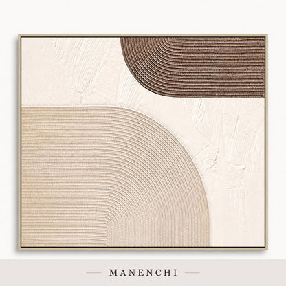 Chalked Veils | Contemporary Wall Art - original hand-painted painting by Manenchi, styled in a room setting