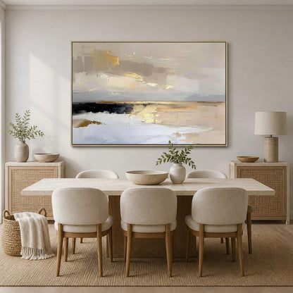 Burnished Verge | Contemporary Wall Art - original hand-painted painting by Manenchi, styled in a room setting