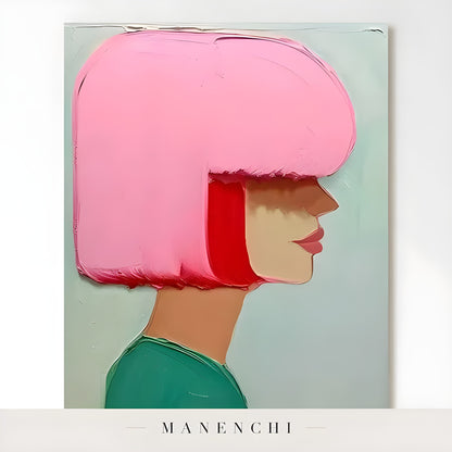 Chromatic Muse Profile portrait displayed in standalone art print