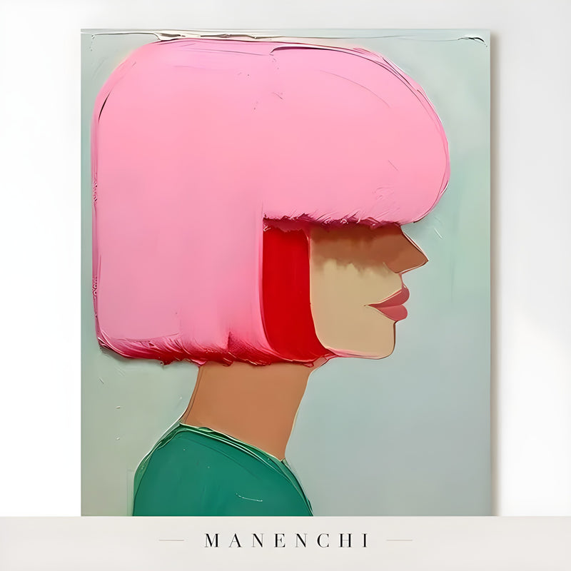 Chromatic Muse Profile portrait displayed in standalone art print