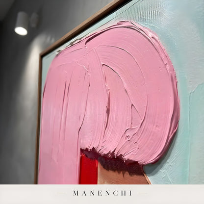 Close-up detail of the textured brushwork in Chromatic Muse Profile
