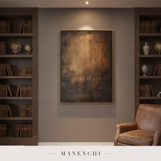 Earthy Tones original hand-painted artwork by Manenchi