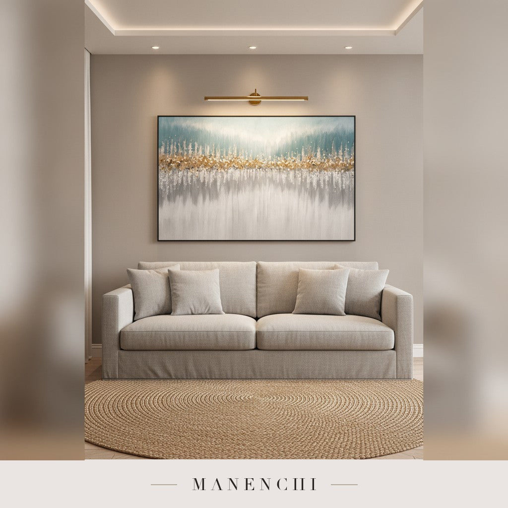 Oceanic Shimmer original hand-painted artwork by Manenchi