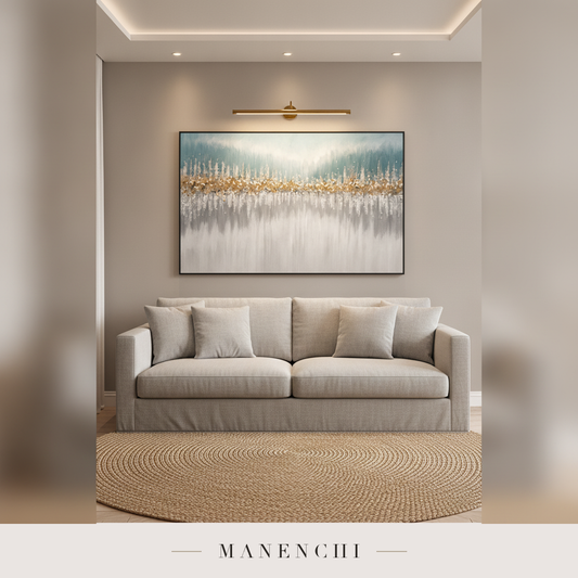 Oceanic Shimmer original hand-painted artwork by Manenchi