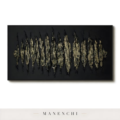 Molten Spires - original hand-painted abstract painting by Manenchi