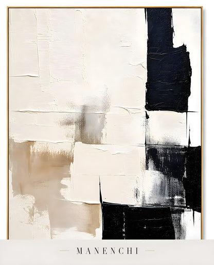 Monochromatic Equilibrium abstract painting displayed in original painting full view