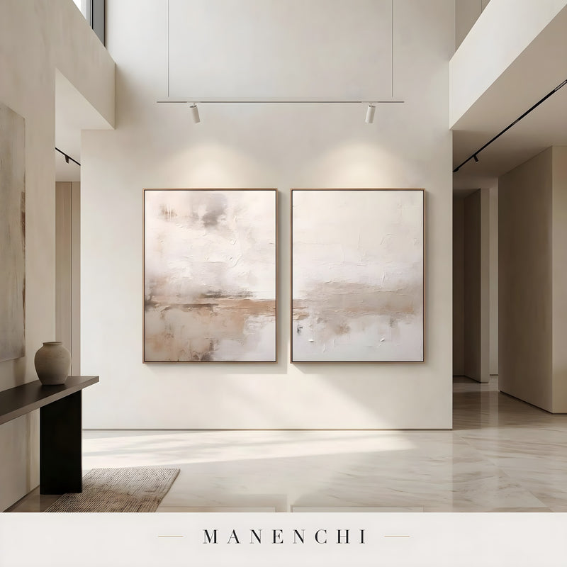 Sediment Echoes - original hand-painted abstract painting by Manenchi