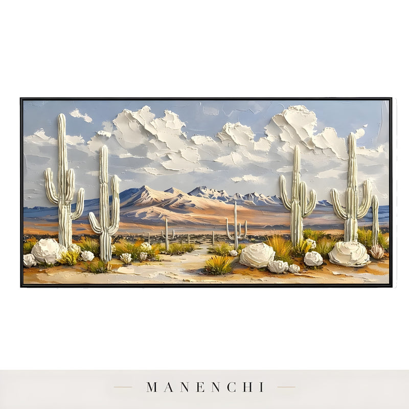 Sonoran Solstice Vista - original hand-painted abstract painting by Manenchi