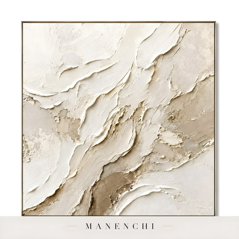 Terraform Crest abstract painting displayed in full painting view
